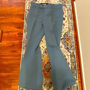 Mens OSSI Skii Snowboarding Pants Light Sky Blue Navy 34l waist skiwear large